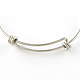 Adjustable 201 Stainless Steel Expandable Bangle Making STAS-R069-04-2