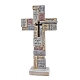 Молитвенная скульптура креста из смолы DJEW-PW0012-070-1