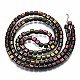 Electroplate Non-magnetic Synthetic Hematite Beads Strands G-T114-62-3