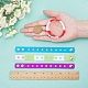 Sunnyclue 10pcs 10 couleurs bracelets en silicone pour enfants BJEW-SC0001-11-3