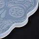 Set di tappetini per tazza fai da te con teschio stampi in silicone DIY-Z020-04-4