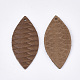 Grands pendentifs en cuir de vachette écologique FIND-S301-27A-02-2