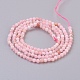 Chapelets de perles en opale rose naturelle G-F568-109-2mm-2