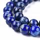 Chapelets de perles en lapis-lazuli naturel G-E465-8mm-01-6