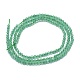 Natürlichen grünen Achat Perlen Stränge X-G-G792-41-2