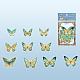 20 Stück selbstklebende Schmetterlings-Dekorationsaufkleber für Haustiere WG17700-04-1