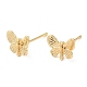 Butterfly Alloy Stud Earrings for Women PALLOY-Q447-09LG-1