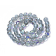 Synthetische Mondstein Perlen Stränge G-S283-03-6mm-2