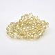 Full Rainbow Plated Glass Faceted Round Beads Strands GLAA-A026-8mm-FR04-2