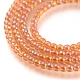 Chapelets de perles en verre électroplaqué EGLA-I013-2mm-FR01-3