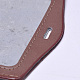 Кожаные держатели значка карты AJEW-R038-03-2