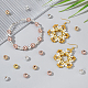 Pandahall elite 60pcs 4 couleurs rack placage perles en laiton KK-PH0009-19-8