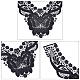 Gorgecraft Embroidered Floral Lace Collar DIY-GF0002-57-3