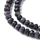 Natural Sugilite Beads Strands G-A092-G04-04-4