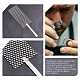 Superfindings 2pcs 2 style platiné titane anode rhodium bijoux placage outil maille TOOL-FH0001-40-4