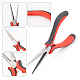 SUNNYCLUE 5.9 Inch Long Chain Nose Pliers jewellery Pliers Mini Precision Pliers Wire Bending Wrapping Forming Tools for DIY jewellery Making Hobby Projects TOOL-SC0001-20-4