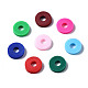 Handmade Polymer Clay Beads Strands CLAY-R089-6mm-096-6