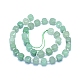 Natürlichen grünen Aventurin Perlen Stränge G-L552D-09-3