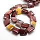 Square Natural Mookaite Beads Strands G-P062-25-2