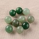 Perles d'aventurine naturelles perles de balle ronde G-I170-16mm-09-1