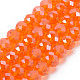 Electroplate Glass Beads Strands EGLA-A034-T8mm-A23-4