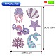 Diy-Diamant-Malerei-Sticker-Set zum Thema Ozeantiere für Kinder und erwachsene Anfänger PW-WG95695-01-1
