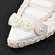 Présentoir à bijoux pour chaussures à talons hauts en flanelle et résine ODIS-A010-08-5