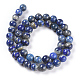 Chapelets de perles en lapis-lazuli naturel X-G-P335-09-8mm-3
