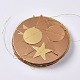 Guirnalda de papel con puntos circulares y estrellas. AJEW-WH0109-76-2