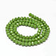 Faceted Rondelle Glass Beads Strands GLAA-I033-6mm-22-2