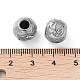 Европейские бусины из нержавеющей стали 304 со стразами STAS-A092-10G-P-3