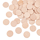 HOBBIESAY 50Pcs 30.5mm Blank Natural Beech Wood Slices Log Color Flat Round Wooden Discs 3.5mm Thick Without Textures Smooth Unfinished Wooden Circle Tags for Arts Crafts Paint Projects WOOD-HY0001-01-1