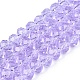 Chapelets de perles en verre transparente  &nbsp;GLAA-T023-6mm-B01-1
