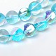 Synthetical Moonstone Round Beads Strands G-M049-12mm-02H-1