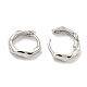 Pendientes de aro de latón&nbsp;EJEW-L211-010B-P-2