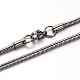304 acero inoxidable serpiente de acero cadenas pulseras BJEW-O091-06P-2