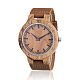 Relojes de pulsera de madera zebrano WACH-H036-30-2