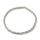 Ensemble de bracelets extensibles de perles de coeur d'amour pour les femmes adolescentes BJEW-JB06999-5