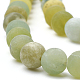 Natürliche Jade Perlen Stränge G-T106-077-2