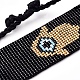 Adjustable Glass Seed Beads Braided Bead Bracelets BJEW-D442-07-2