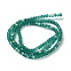 Imitation Jade Glass Beads Strands EGLA-A034-T2mm-MB18-3