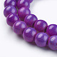 Synthetic Turquoise Beads Strands TURQ-G106-8mm-02O-3