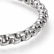 Bracelets à chaînes carrées en 304 acier inoxydable BJEW-I288-01P-3