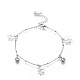 304 Stainless Steel Charm Bracelets BJEW-L660-07-2