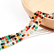 Nbeads 2 Strands Natural Multi-Color Agate Beads Strands G-NB0005-05-7
