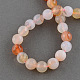Colored Natural Multi-Color Agate Beads Strands G-R177-6mm-11-2
