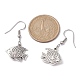 Fish Alloy Dangle Earrings EJEW-JE05535-3