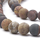 Piedra picasso natural / cuentas de jaspe picasso hebras G-T106-101-2
