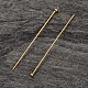 Real 18K Gold Plated 925 Sterling Silver Ball Head Pins STER-H483-0.5x40mm-G-2
