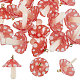 SUNNYCLUE 1 Box 20Pcs Mushroom Charms Mushrooms Charm Resin Plastic 3D Mushroom Charms Magic Fairy Tale Miniature Charm for Jewelry Making Charms with Loop Doll House Decor Earring Necklace Supplies KY-SC0001-62-1